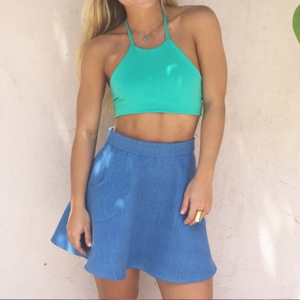 Jean Skirt - Designer Maritza Camareno